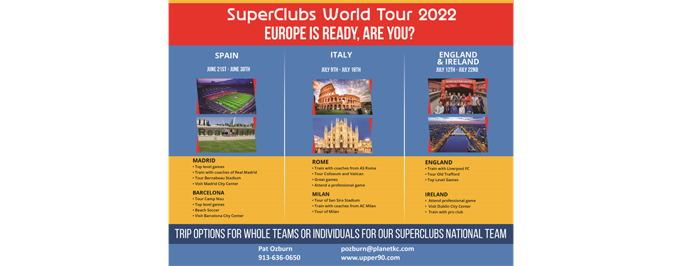 2022 SuperClubs Tours