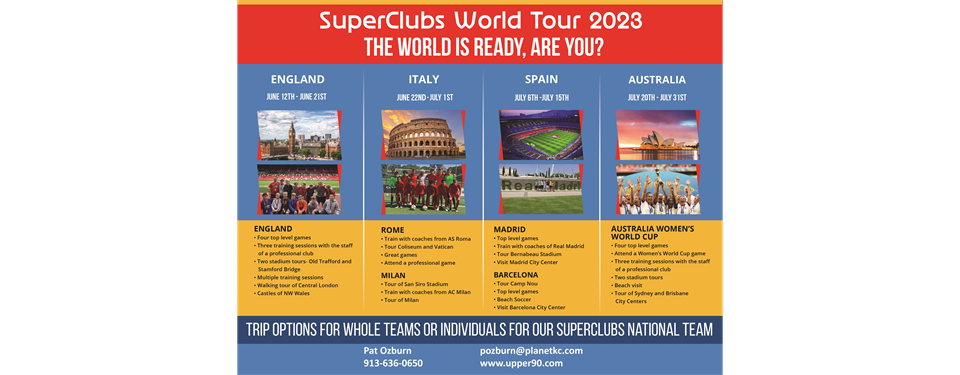 2023 SuperClubs Tours