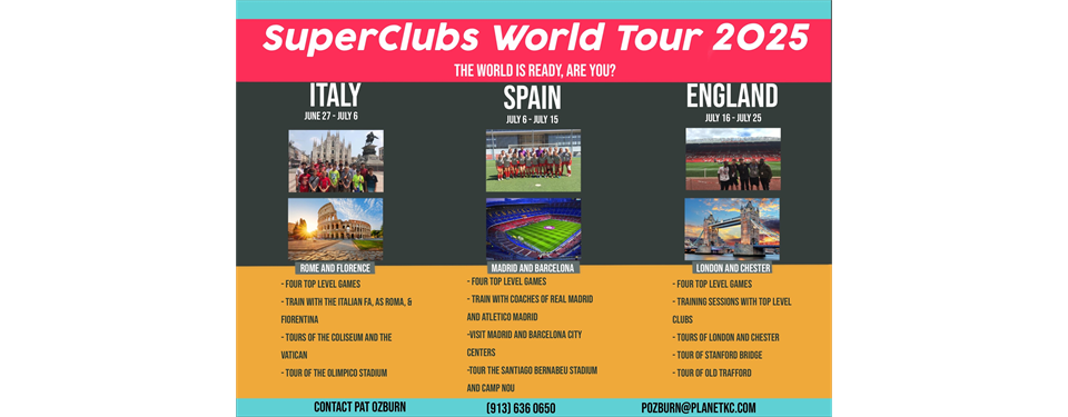2025 SuperClubs Tours